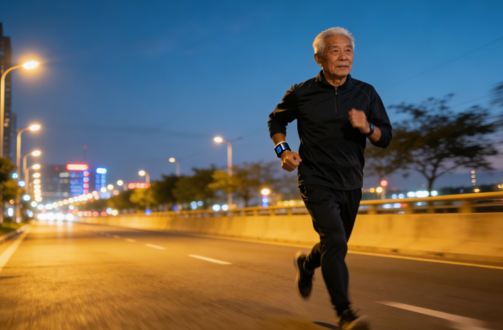 晨练与夜走的“安全色”：给爸妈选反光衣，比买补品更贴心